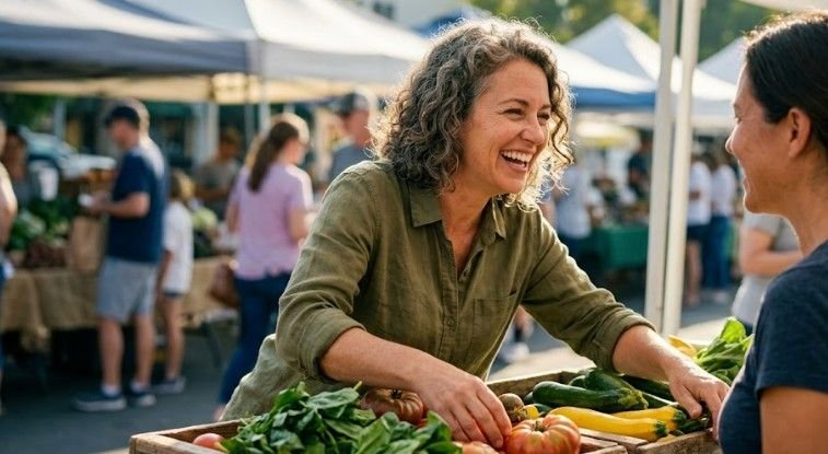 Bountiful Fresh Produce and Greens